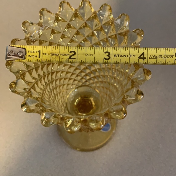 Imperial Amber Pedestal Vase - Picture 6 of 6